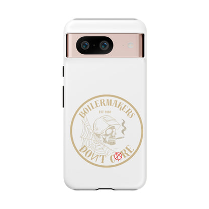 Tough Cases - Boilermakers Don't Care Phone Case, Tough Phone Cover, Skull Design Case, Unique Gift for Fans, Durable Smartphone Accessories