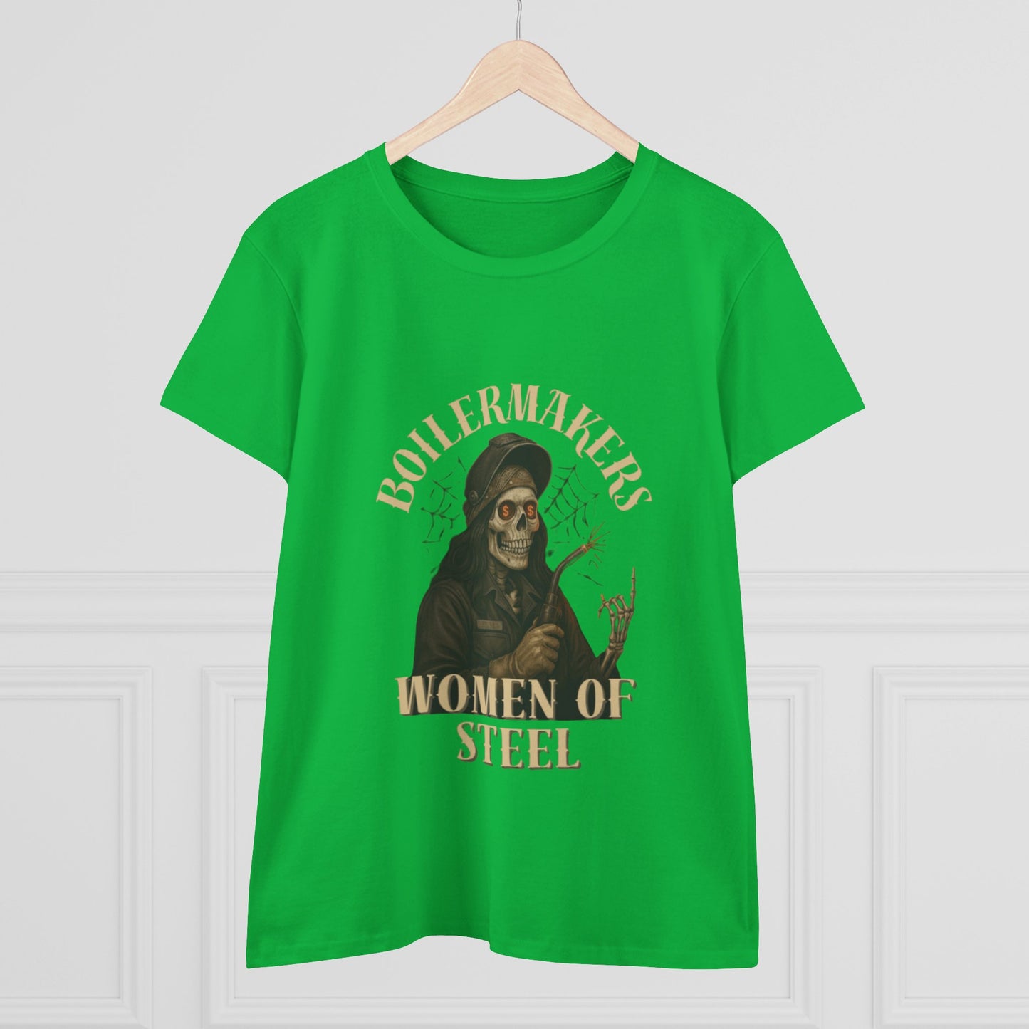 Boilermakers Women of Steel Tee - Empowering Women's Cotton T-Shirt, Gift for Tradeswomen, Work Apparel, Unique Construction Shirt, [...]