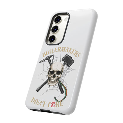 Boilermakers Don’t Care Skull Phone Case – Built Tough for the Hard Hands