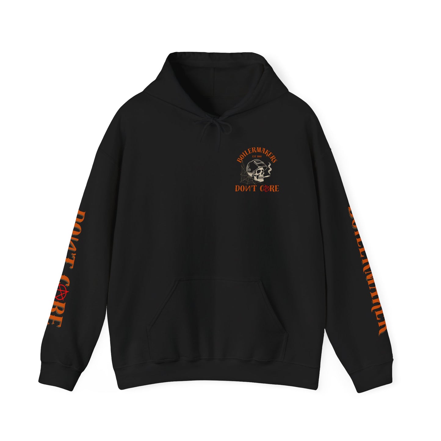 We Are The Hard” Hoodie lively Grove, both sleeves print edition