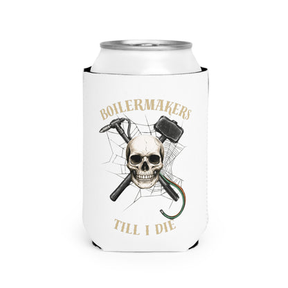 Skull Boilermaker Beer Can Cooler Sleeve