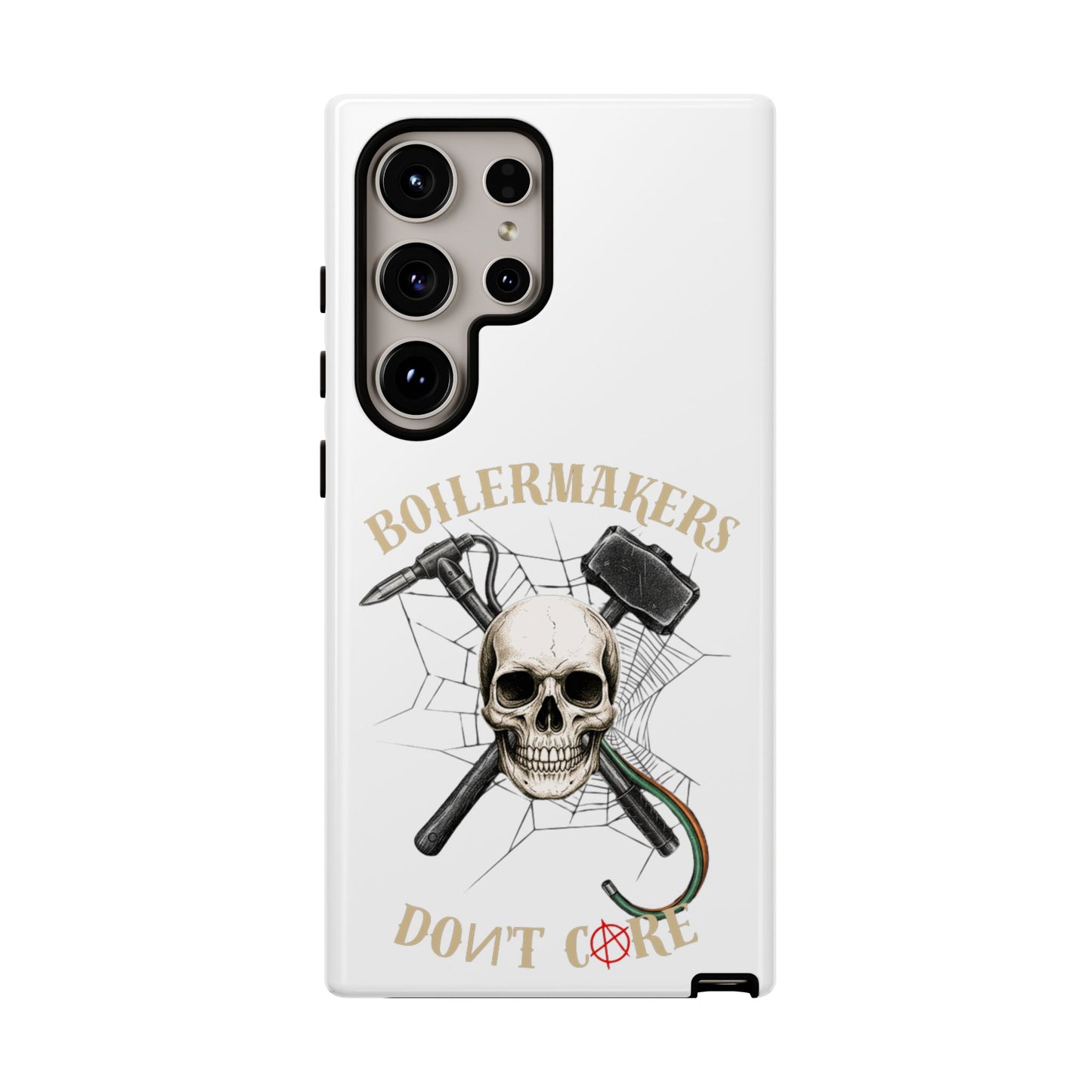 Boilermakers Don’t Care Skull Phone Case – Built Tough for the Hard Hands