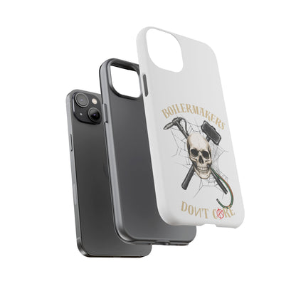 Boilermakers Don’t Care Skull Phone Case – Built Tough for the Hard Hands