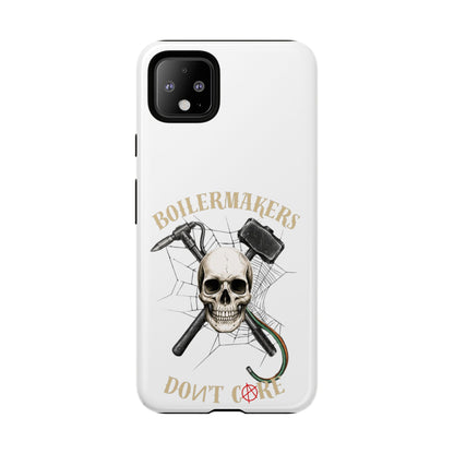 Boilermakers Don’t Care Skull Phone Case – Built Tough for the Hard Hands