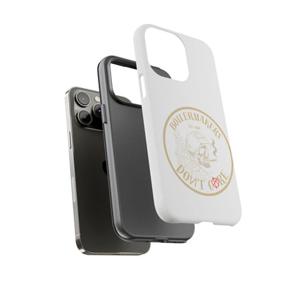 Tough Cases - Boilermakers Don't Care Phone Case, Tough Phone Cover, Skull Design Case, Unique Gift for Fans, Durable Smartphone Accessories