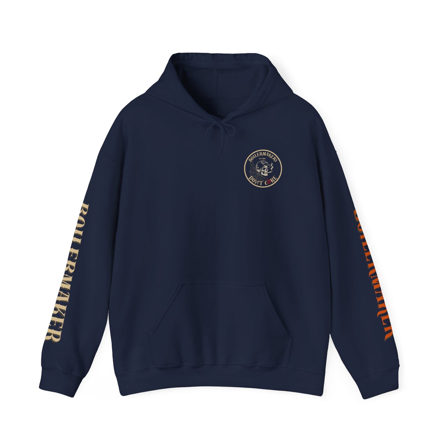 Bold Statement Hooded Sweatshirt - Don't Care, Perfect for Rebels, Gift for Friends, Casual Wear, Everyday Comfort