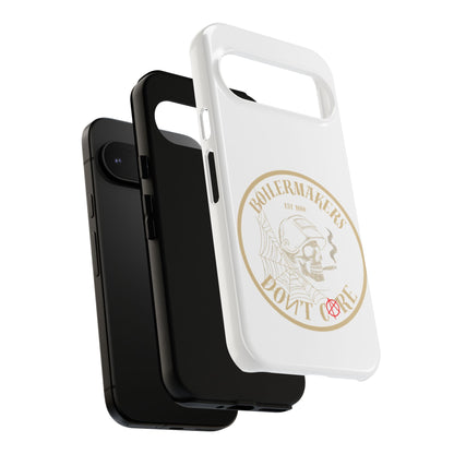 Tough Cases - Boilermakers Don't Care Phone Case, Tough Phone Cover, Skull Design Case, Unique Gift for Fans, Durable Smartphone Accessories