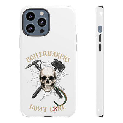 Boilermakers Don’t Care Skull Phone Case – Built Tough for the Hard Hands