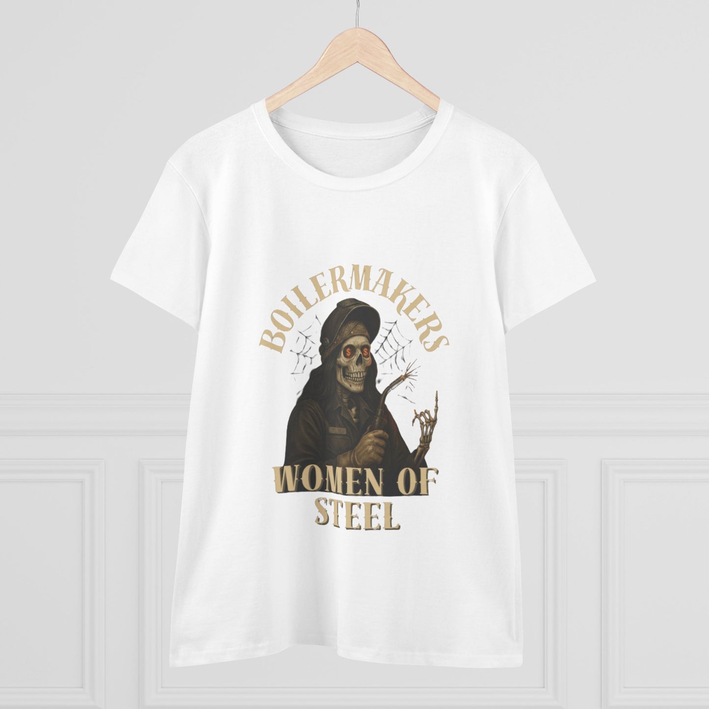 Boilermakers Women of Steel Tee - Empowering Women's Cotton T-Shirt, Gift for Tradeswomen, Work Apparel, Unique Construction Shirt, [...]