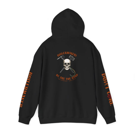 We Are The Hard” Hoodie lively Grove, both sleeves print edition