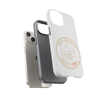 Tough Cases - Boilermakers Don't Care Phone Case, Tough Phone Cover, Skull Design Case, Unique Gift for Fans, Durable Smartphone Accessories
