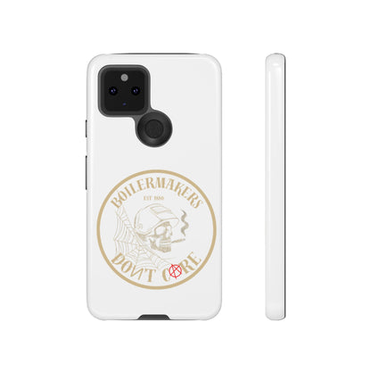 Tough Cases - Boilermakers Don't Care Phone Case, Tough Phone Cover, Skull Design Case, Unique Gift for Fans, Durable Smartphone Accessories