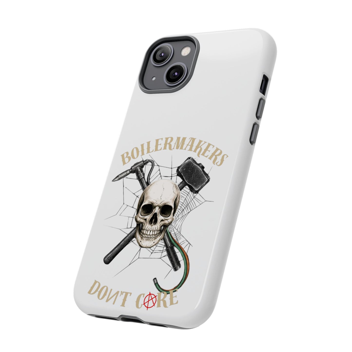 Boilermakers Don’t Care Skull Phone Case – Built Tough for the Hard Hands