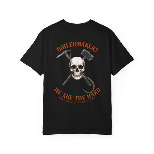 Boilermaker Skull Tee — built for those who burn, grind, and weld their way through life. Durable, comfortable, and made to match the sweatpants or hoodies in the same line.