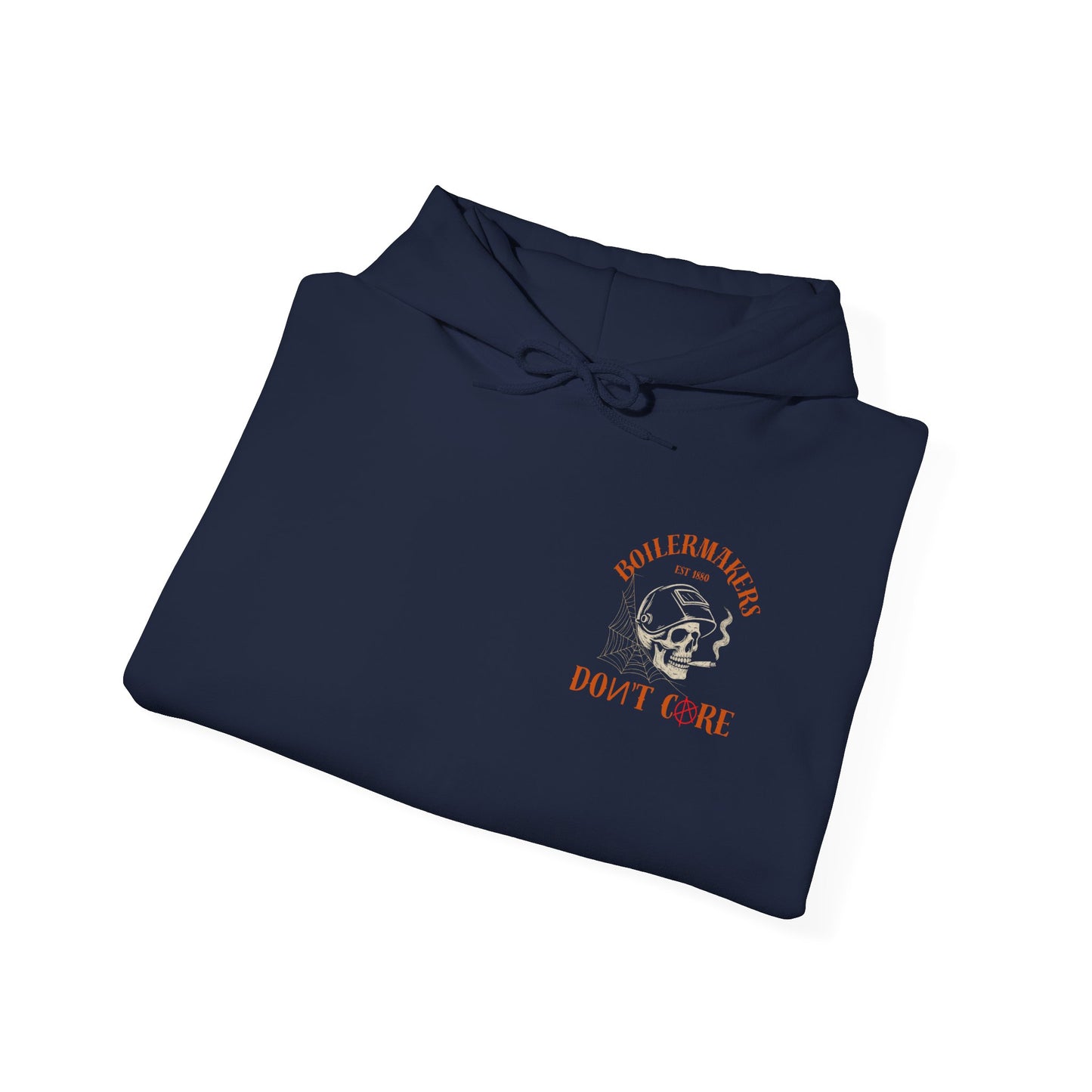 Bold Statement Hooded Sweatshirt - Don't Care, Perfect for Rebels, Gift for Friends, Casual Wear, Everyday Comfort