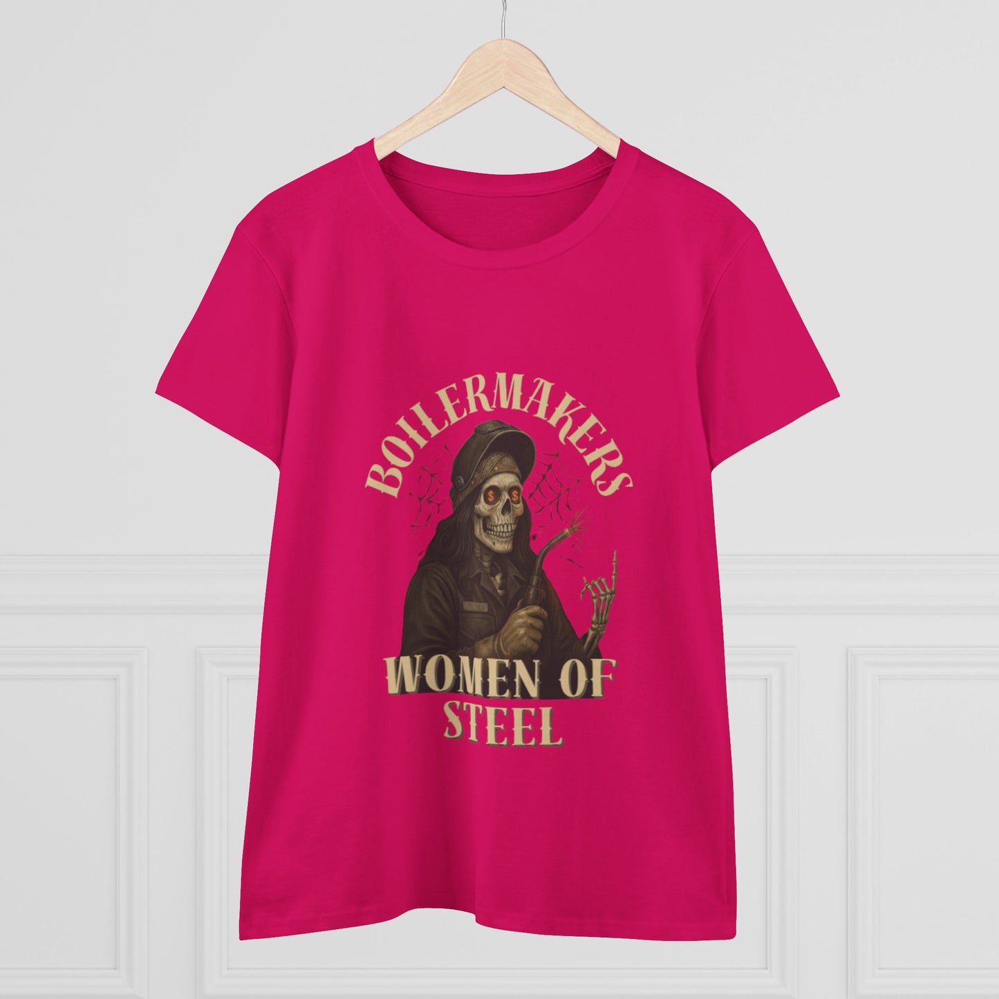 Boilermakers Women of Steel Tee - Empowering Women's Cotton T-Shirt, Gift for Tradeswomen, Work Apparel, Unique Construction Shirt, [...]