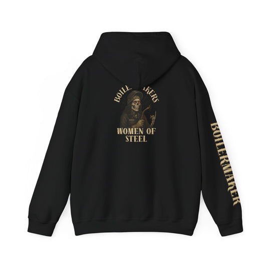 Boilermakers Don’t Care – Women of Steel Hoodie