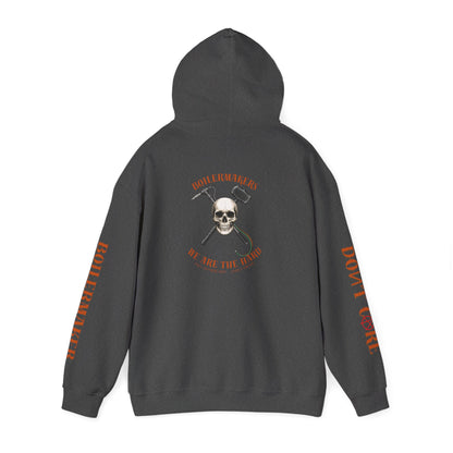 We Are The Hard” Hoodie lively Grove, both sleeves print edition