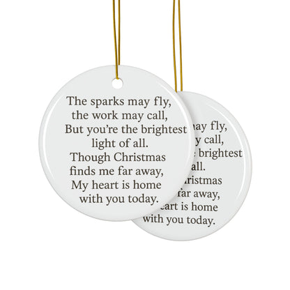 Ceramic Ornaments, 2-Side Print - Heartwarming Holiday Keepsakes, Personalized Gifts for Christmas, Home Décor, Family Memories, [...]