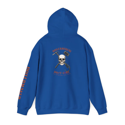 Bold Statement Hooded Sweatshirt - Don't Care, Perfect for Rebels, Gift for Friends, Casual Wear, Everyday Comfort