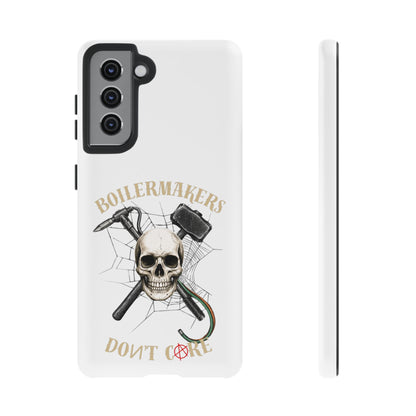 Boilermakers Don’t Care Skull Phone Case – Built Tough for the Hard Hands