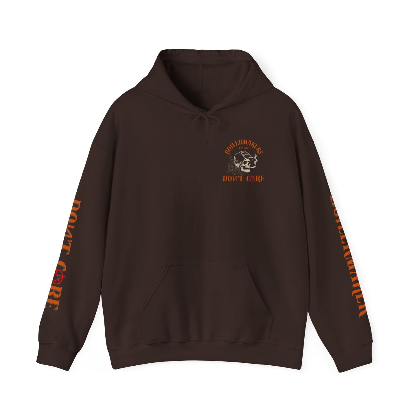 We Are The Hard” Hoodie lively Grove, both sleeves print edition