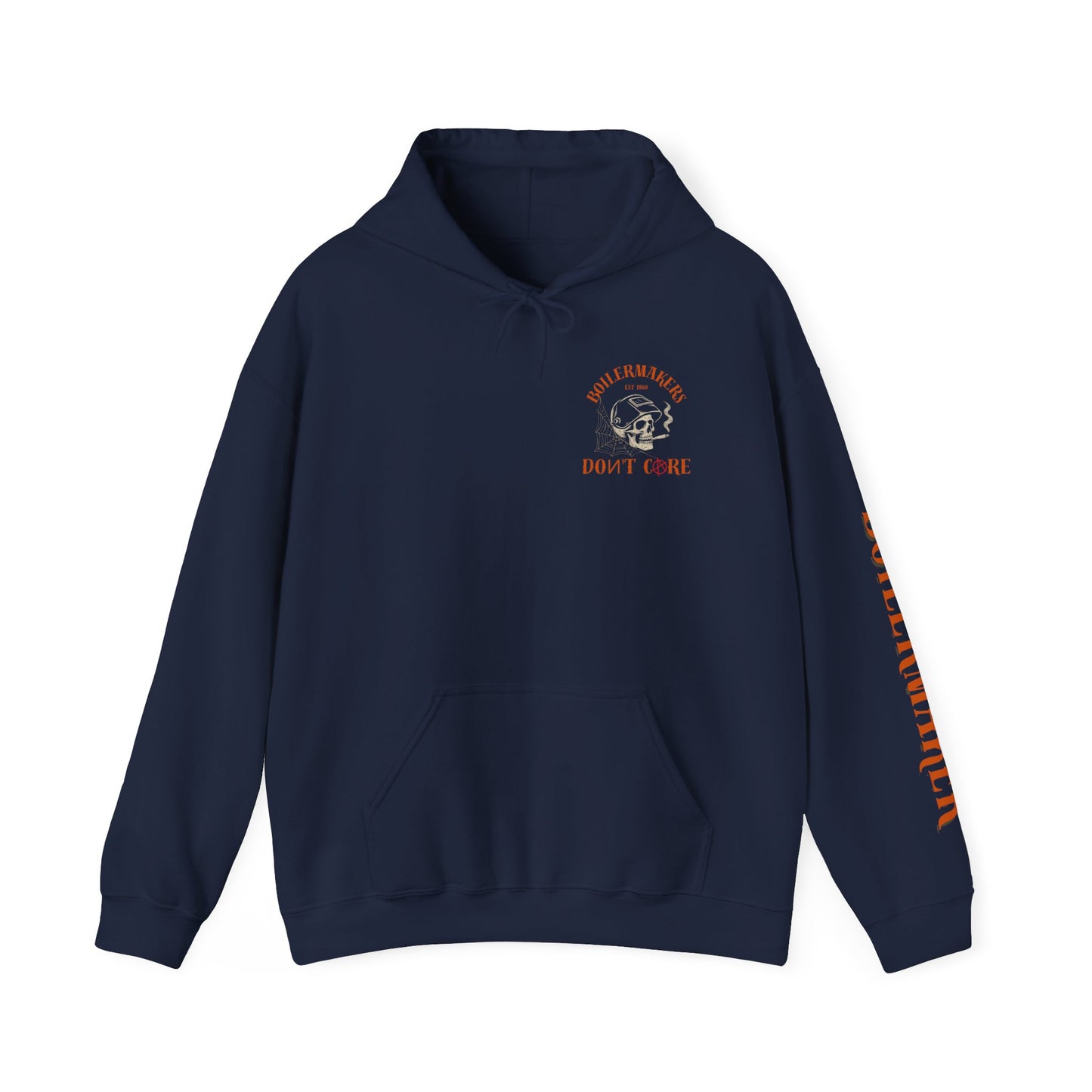 Bold Statement Hooded Sweatshirt - Don't Care, Perfect for Rebels, Gift for Friends, Casual Wear, Everyday Comfort