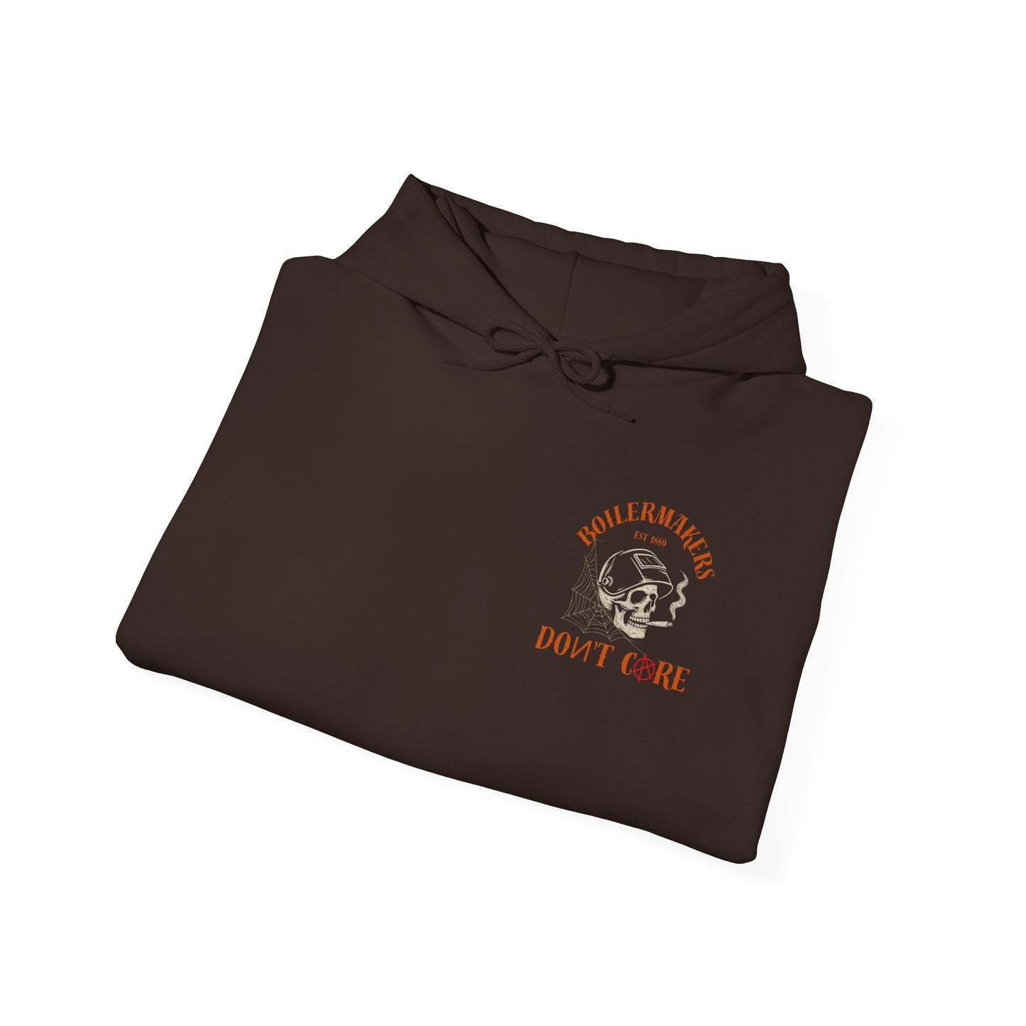 Bold Statement Hooded Sweatshirt - Don't Care, Perfect for Rebels, Gift for Friends, Casual Wear, Everyday Comfort