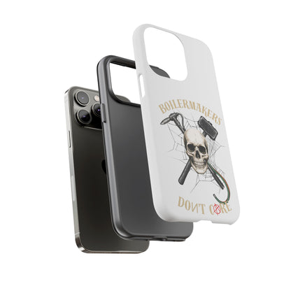 Boilermakers Don’t Care Skull Phone Case – Built Tough for the Hard Hands