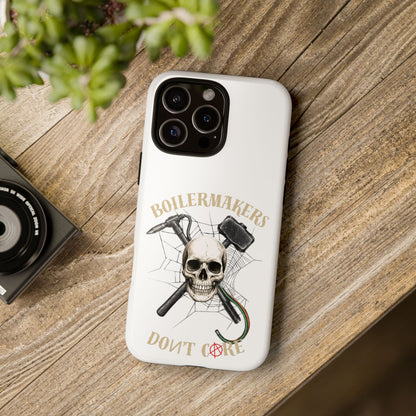 Boilermakers Don’t Care Skull Phone Case – Built Tough for the Hard Hands