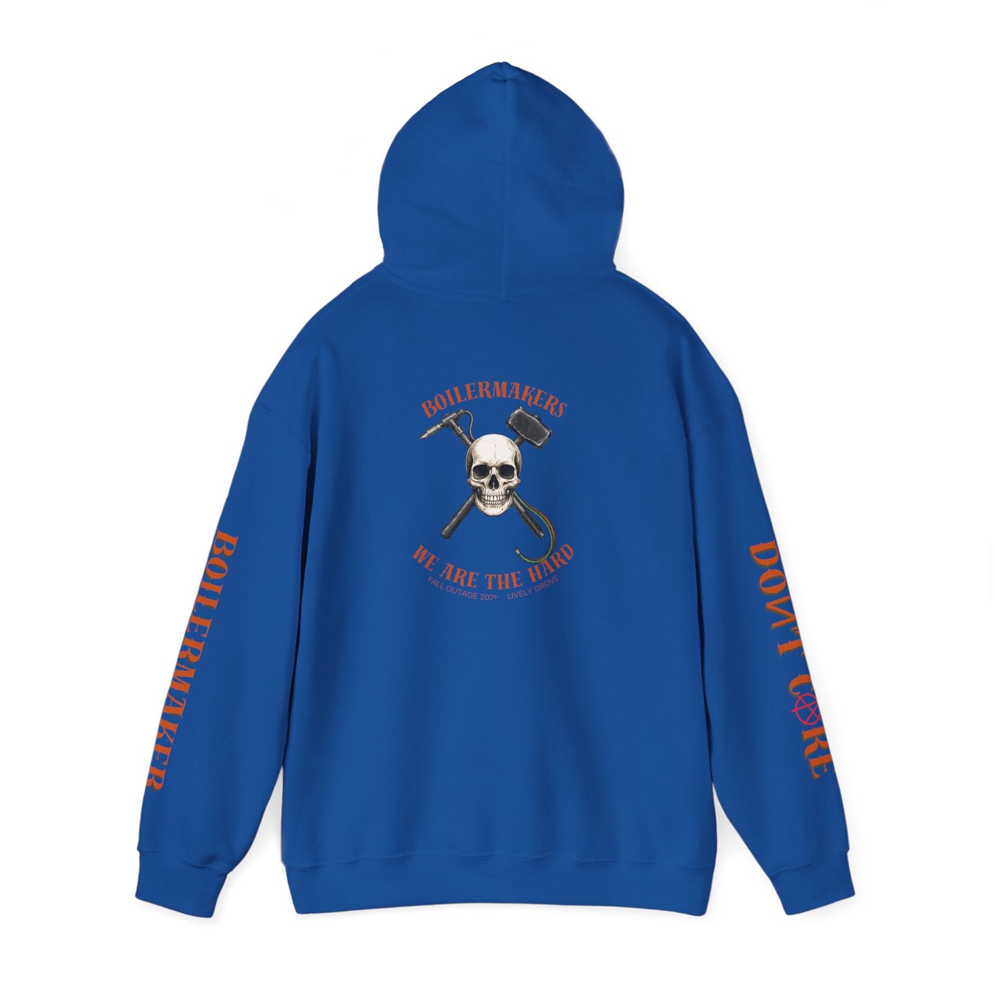 We Are The Hard” Hoodie lively Grove, both sleeves print edition
