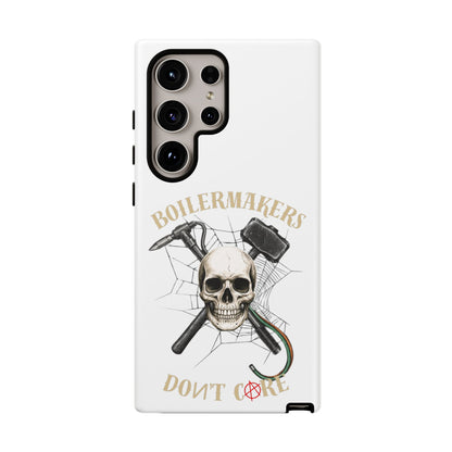 Boilermakers Don’t Care Skull Phone Case – Built Tough for the Hard Hands