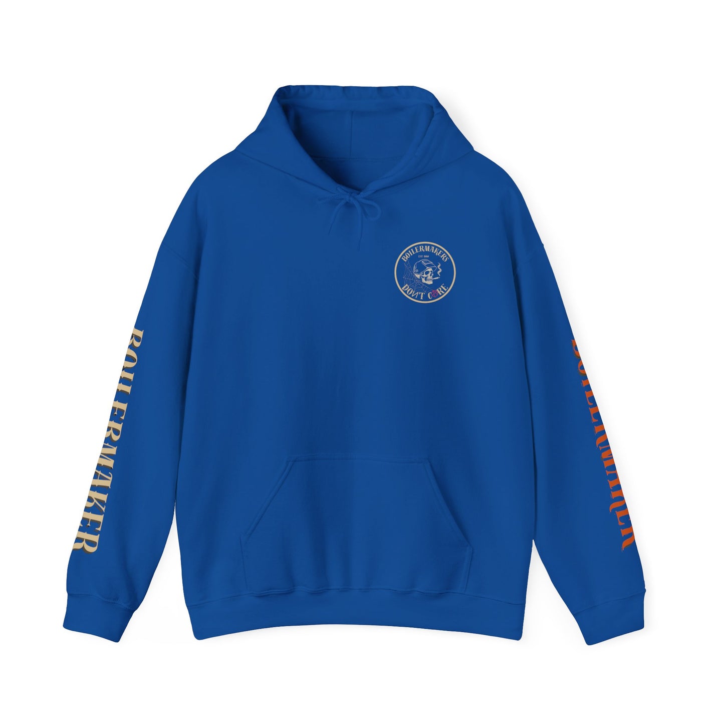 Bold Statement Hooded Sweatshirt - Don't Care, Perfect for Rebels, Gift for Friends, Casual Wear, Everyday Comfort