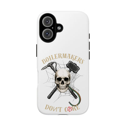 Boilermakers Don’t Care Skull Phone Case – Built Tough for the Hard Hands
