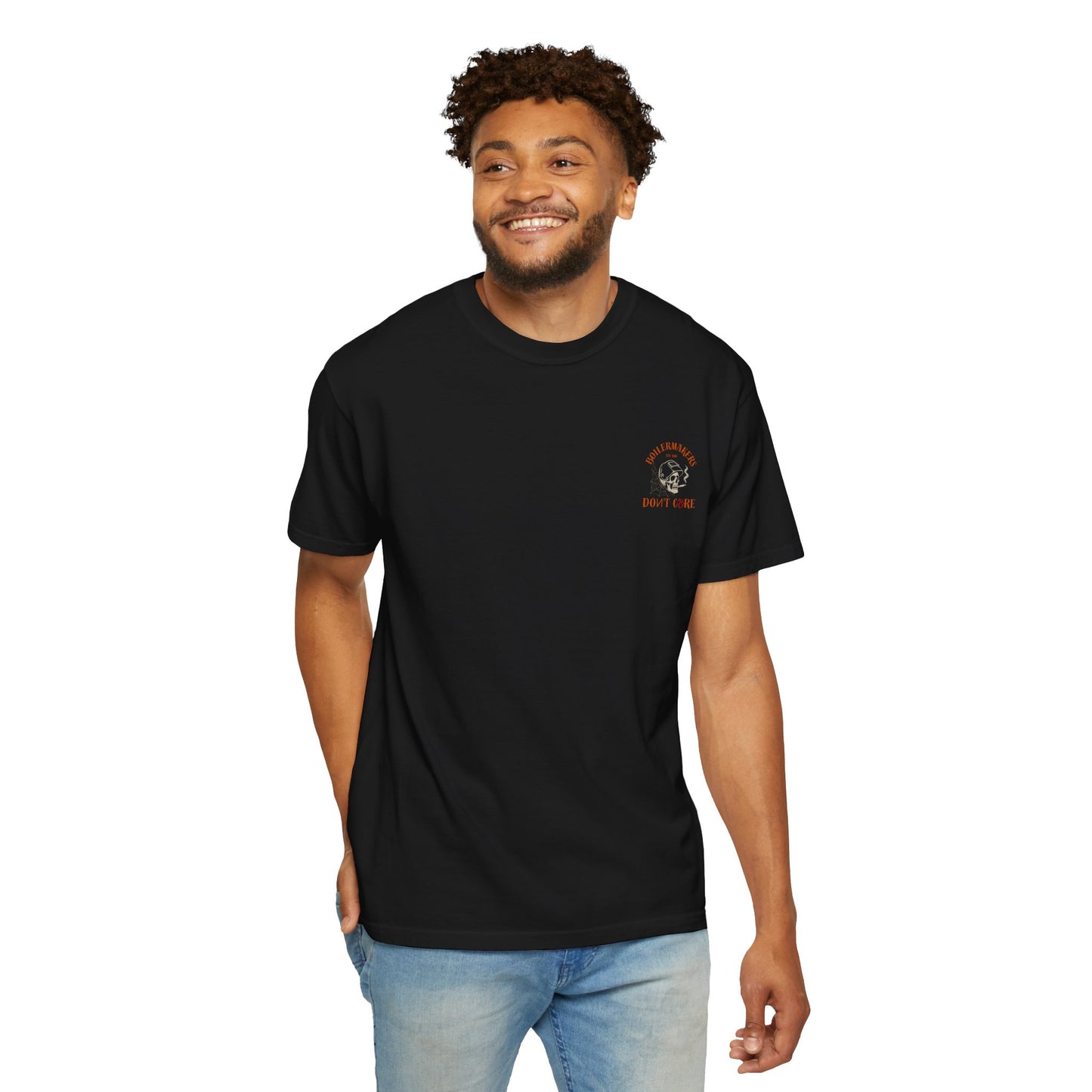 Boilermaker Skull Tee — built for those who burn, grind, and weld their way through life. Durable, comfortable, and made to match the sweatpants or hoodies in the same line.