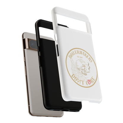 Tough Cases - Boilermakers Don't Care Phone Case, Tough Phone Cover, Skull Design Case, Unique Gift for Fans, Durable Smartphone Accessories
