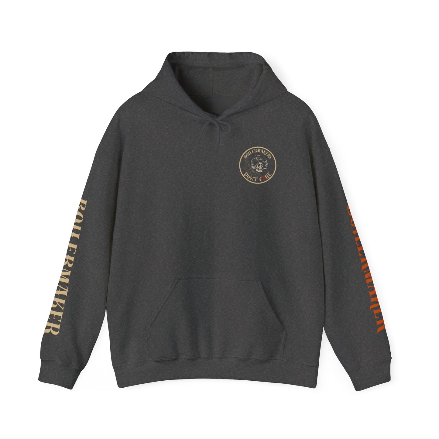 Bold Statement Hooded Sweatshirt - Don't Care, Perfect for Rebels, Gift for Friends, Casual Wear, Everyday Comfort