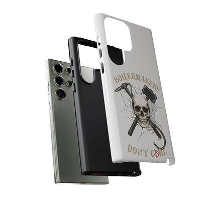 Boilermakers Don’t Care Skull Phone Case – Built Tough for the Hard Hands