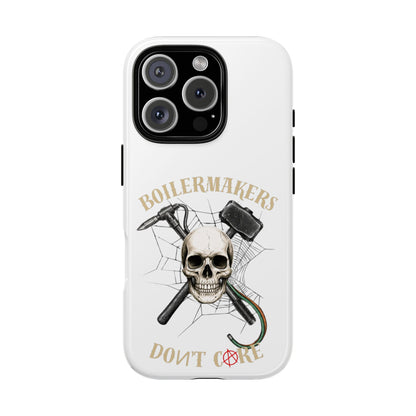 Boilermakers Don’t Care Skull Phone Case – Built Tough for the Hard Hands
