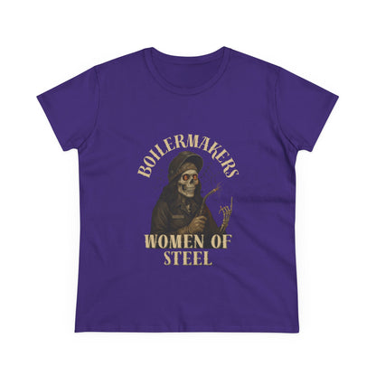 Boilermakers Women of Steel Tee - Empowering Women's Cotton T-Shirt, Gift for Tradeswomen, Work Apparel, Unique Construction Shirt, [...]