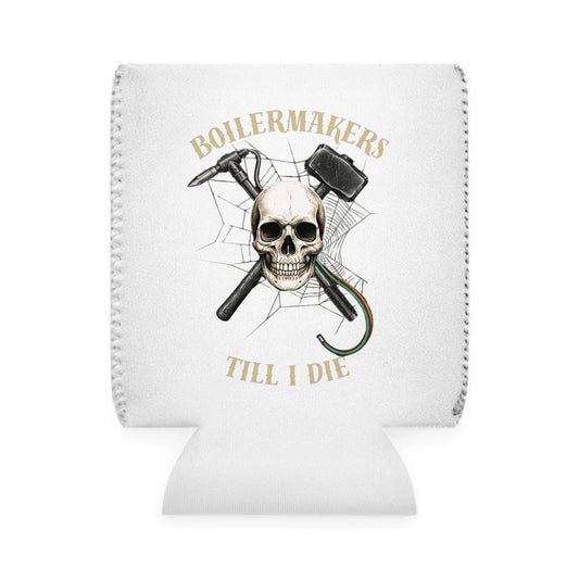 Skull Boilermaker Beer Can Cooler Sleeve