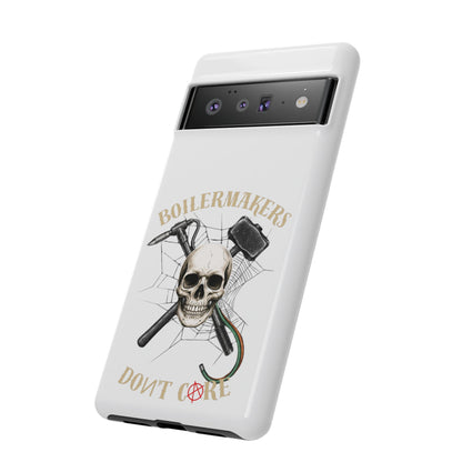 Boilermakers Don’t Care Skull Phone Case – Built Tough for the Hard Hands