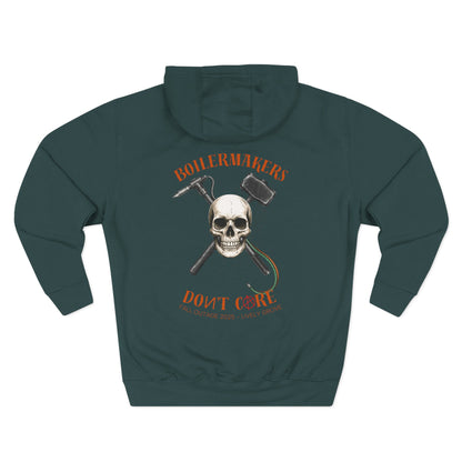 Boilermakers Don’t Care Hoodie – Lively Grove Fall Outage 2025