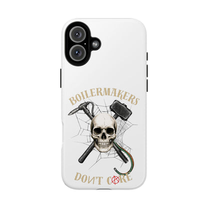 Boilermakers Don’t Care Skull Phone Case – Built Tough for the Hard Hands