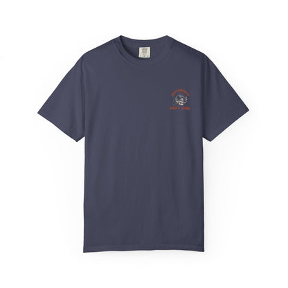 Boilermaker Skull Tee — built for those who burn, grind, and weld their way through life. Durable, comfortable, and made to match the sweatpants or hoodies in the same line.