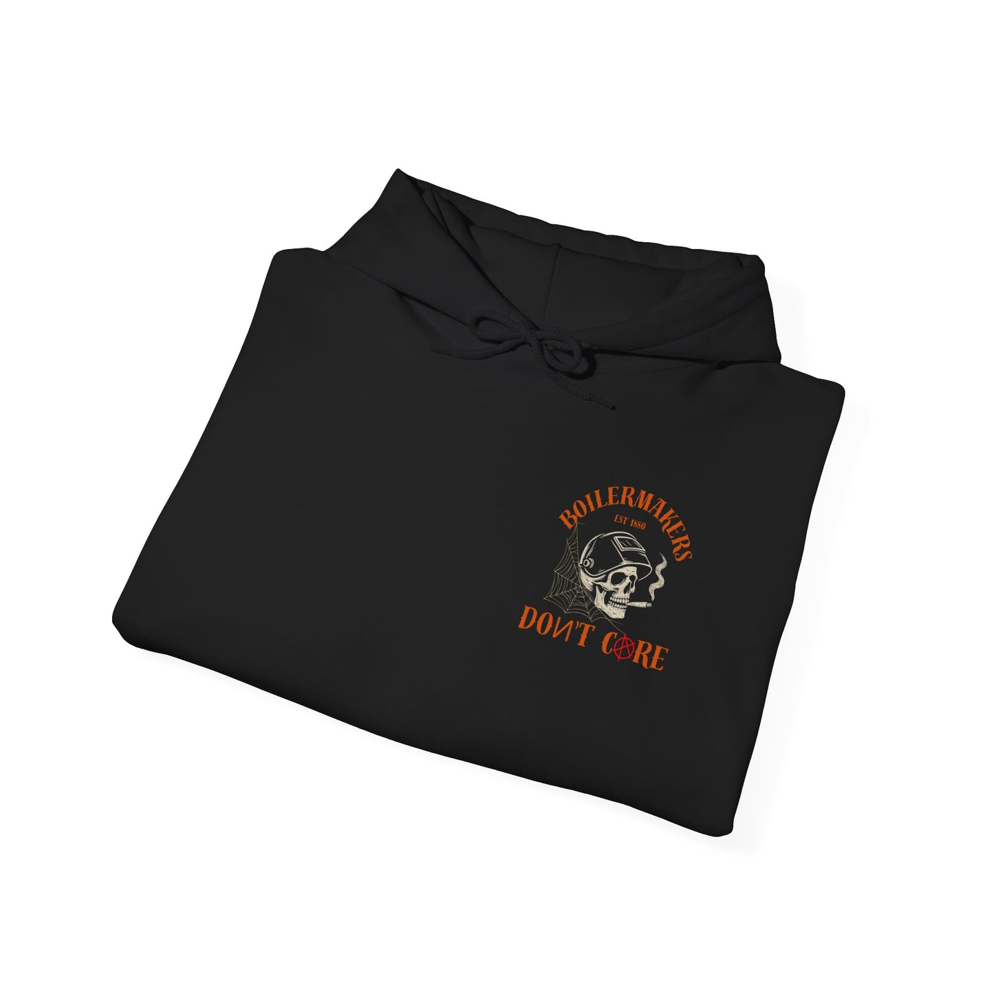 Bold Statement Hooded Sweatshirt - Don't Care, Perfect for Rebels, Gift for Friends, Casual Wear, Everyday Comfort