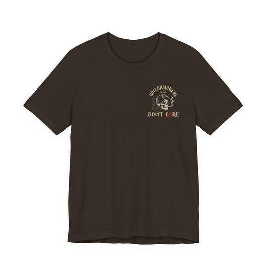 Boilermaker Skull Tee - Unisex Graphic T-Shirt, Work Shirt, Casual Apparel, Skull Design, Gift for Boilermakers