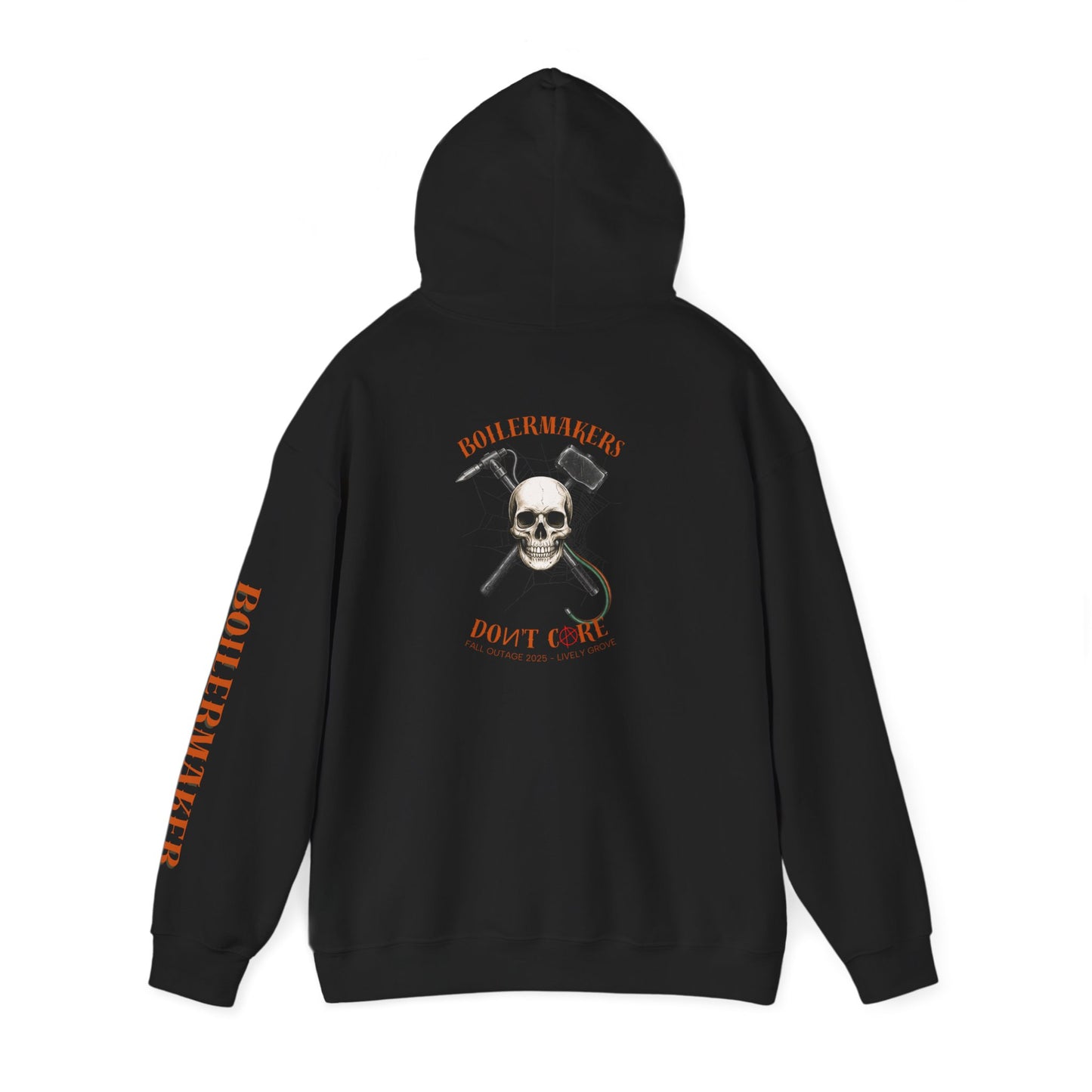 Bold Statement Hooded Sweatshirt - Don't Care, Perfect for Rebels, Gift for Friends, Casual Wear, Everyday Comfort