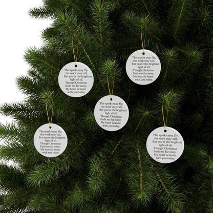 Ceramic Ornaments, 2-Side Print - Heartwarming Holiday Keepsakes, Personalized Gifts for Christmas, Home Décor, Family Memories, [...]